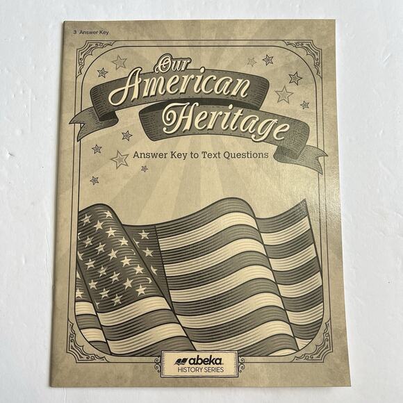 Abeka Grade 3 Our American Heritage Answer Key To Text Questions Homeschool - Picture 1 of 3